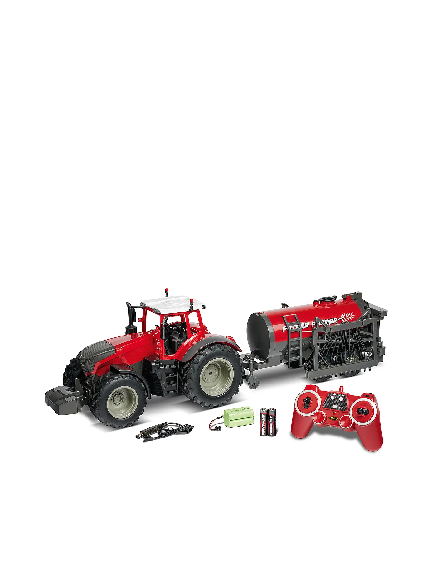 CARSON | 1:16 RC Traktor m.Tankwag.2.4G rot | 